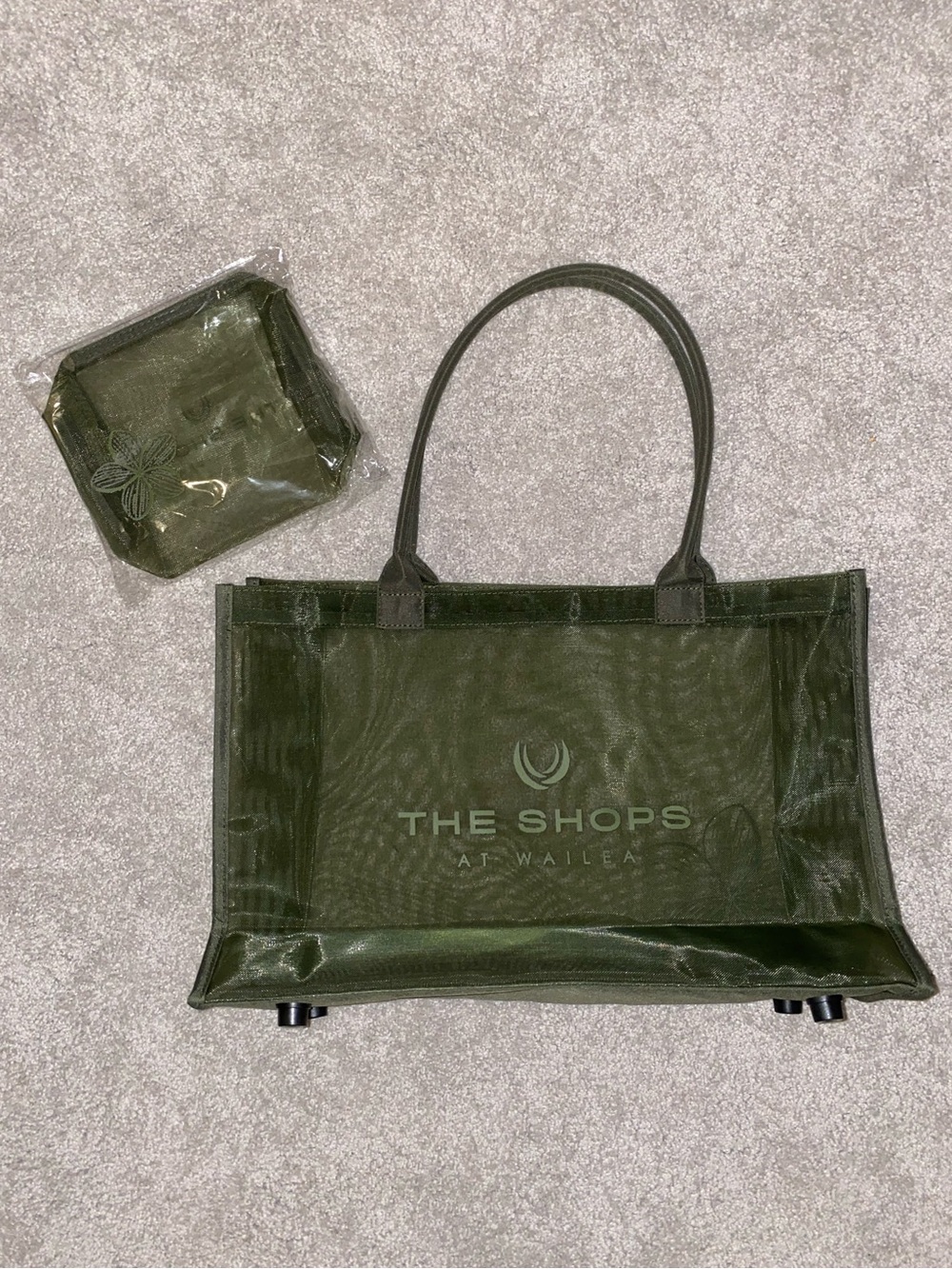 The Shops at Wailea Maui Mesh Tote Beach Bag
